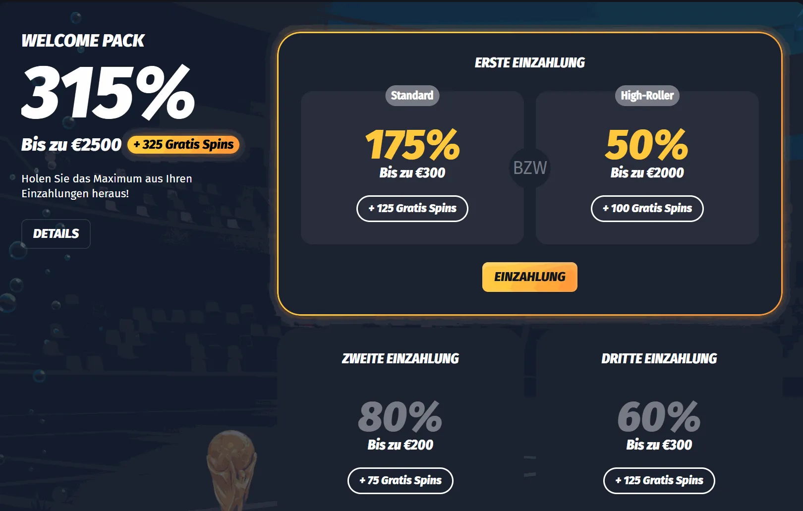 Winshark Online Casino schnelle Auszahlung